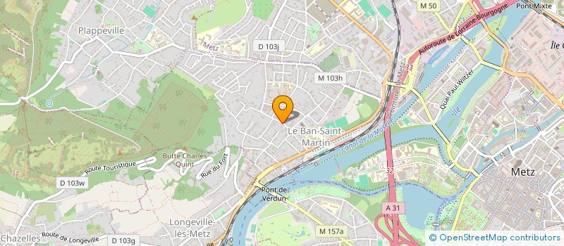 localisation de l'entreprise MADAME MARLENE COLLIN  LE BAN-SAINT-MARTIN