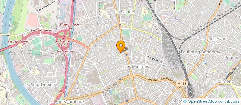 localisation de l'entreprise MADAME MARLENE COLOTTE à TOULOUSE