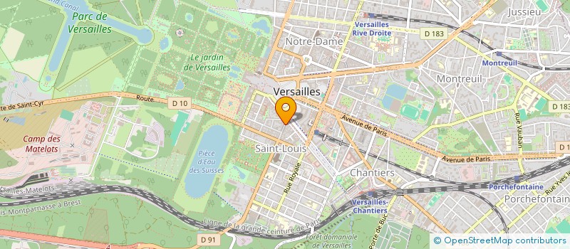 localisation de l'entreprise MADAME MARLENE CONSTANT à VERSAILLES
