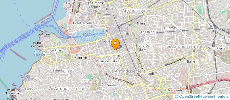 localisation de l'entreprise MADAME MARLENE COULET  MARSEILLE