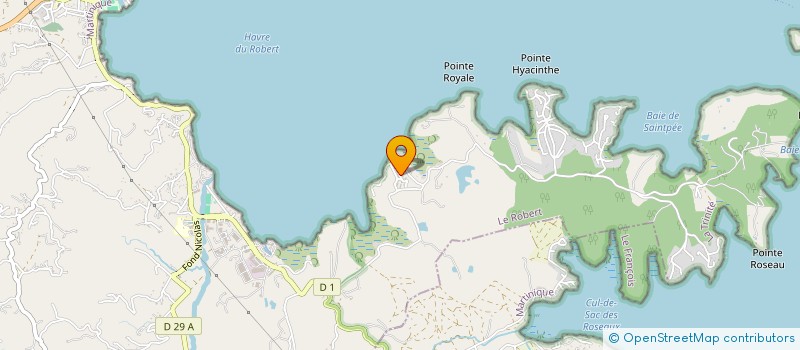 localisation de l'entreprise MADAME MARLENE COULIS-MAREM  LE ROBERT