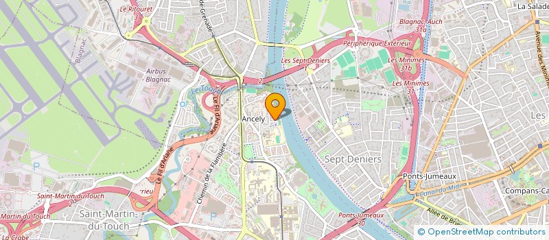 localisation de l'entreprise MADAME MARLENE COURDIN  TOULOUSE