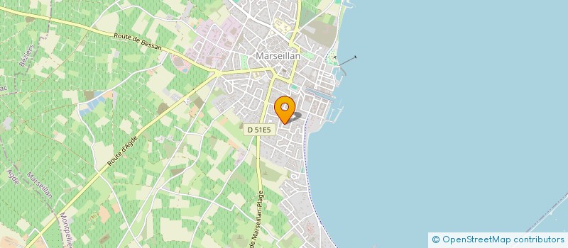 localisation de l'entreprise MADAME MARLENE CRESPEL à MARSEILLAN