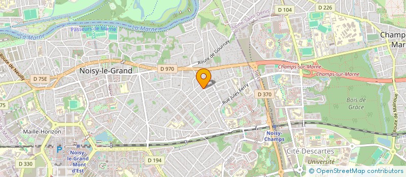 localisation de l'entreprise MADAME MARLENE DA SILVA DUARTE à NOISY-LE-GRAND