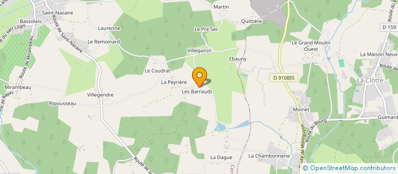 localisation de l'entreprise MADAME MARLENE DALLA-MUTA  CERCOUX