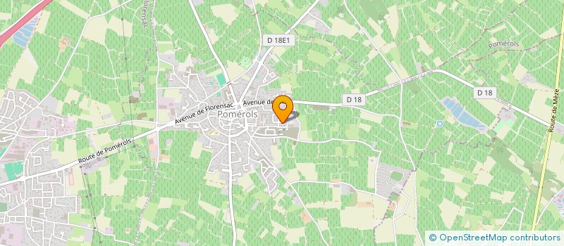 localisation de l'entreprise MADAME MARLENE DE ROMAN  POMEROLS