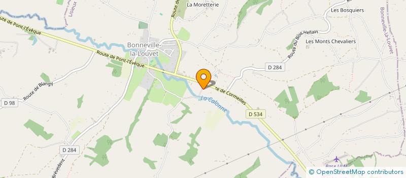 localisation de l'entreprise MADAME MARLENE DEBAS  BONNEVILLE-LA-LOUVET