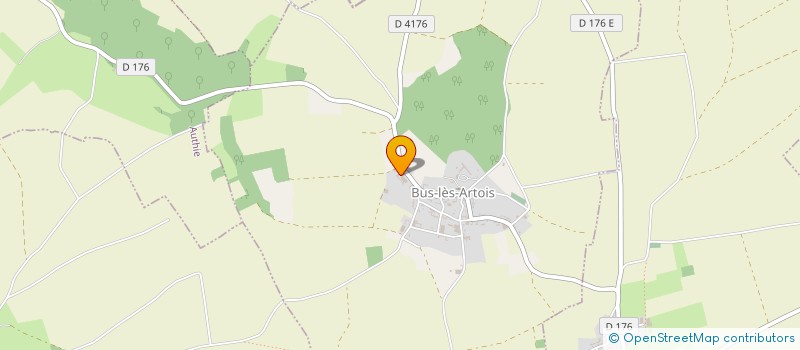 localisation de l'entreprise MADAME MARLENE DEBUIRE  BUS-LES-ARTOIS