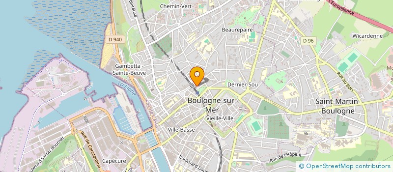 localisation de l'entreprise MADAME MARLENE DEFIEZ à BOULOGNE-SUR-MER