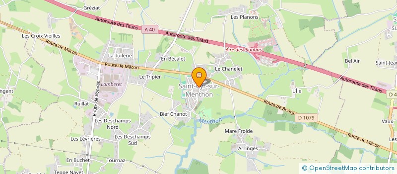 localisation de l'entreprise MADAME MARLENE DEGLETAGNE à SAINT-CYR-SUR-MENTHON