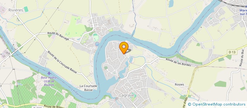 localisation de l'entreprise MADAME MARLENE DELERIS  LAGRAVE