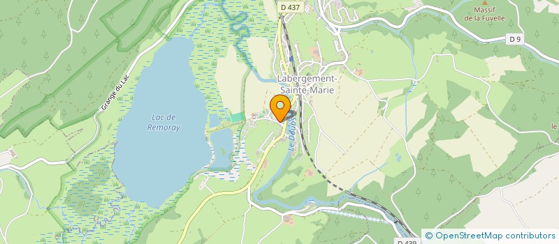 localisation de l'entreprise MADAME MARLENE DELGRANDE  LABERGEMENT-SAINTE-MARIE