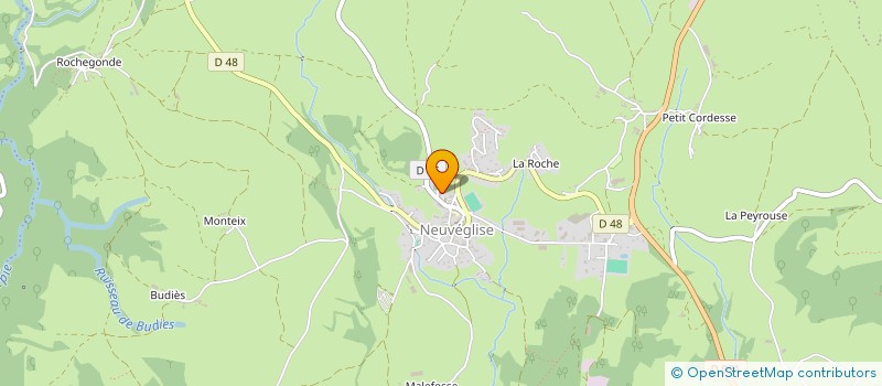localisation de l'entreprise MADAME MARLENE DELPEUCH à NEUVEGLISE-SUR-TRUYERE