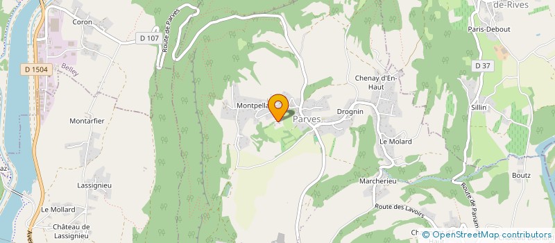 localisation de l'entreprise MADAME MARLENE DELPLANQUE  PARVES ET NATTAGES