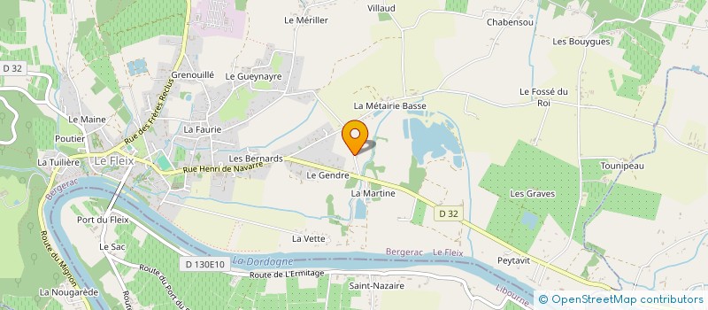 localisation de l'entreprise MADAME MARLENE DEVAUX  LE FLEIX