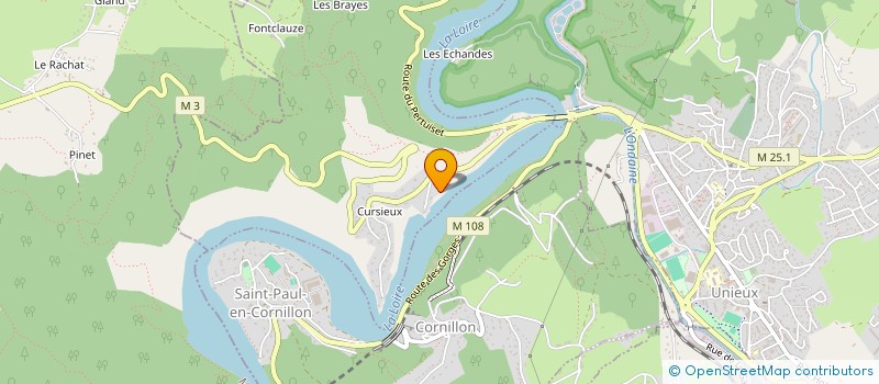 localisation de l'entreprise MADAME MARLENE DUMAS  FIRMINY