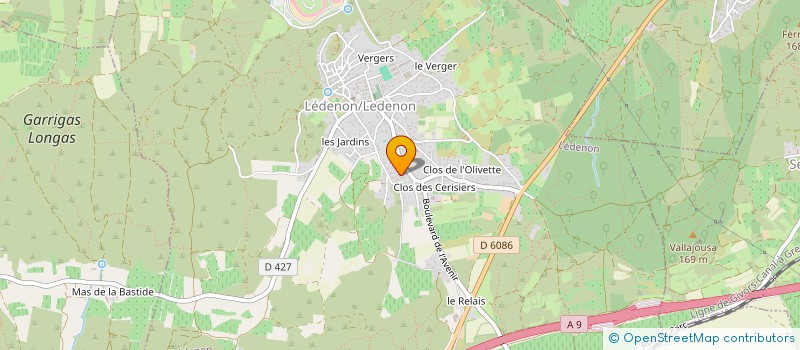 localisation de l'entreprise MADAME MARLENE DUMONT  LEDENON