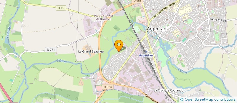 localisation de l'entreprise MADAME MARLENE DURAND à ARGENTAN