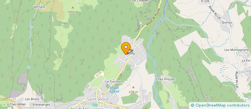 localisation de l'entreprise MADAME MARLENE DURAND  SAINT-JEOIRE