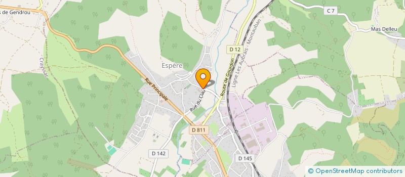 localisation de l'entreprise MADAME MARLENE ESCUDIE  SAINT-PIERRE-LAFEUILLE