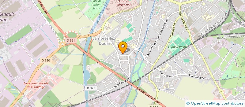 localisation de l'entreprise MADAME MARLENE ETIENNE  LAMBRES LEZ DOUAI