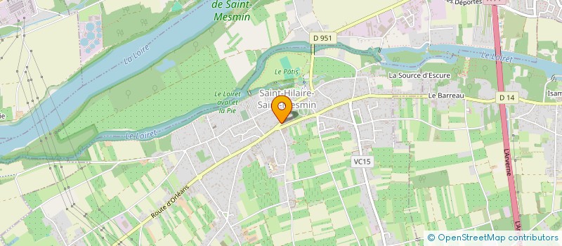 localisation de l'entreprise MADAME MARLENE FAIZEAU  SAINT-HILAIRE-SAINT-MESMIN
