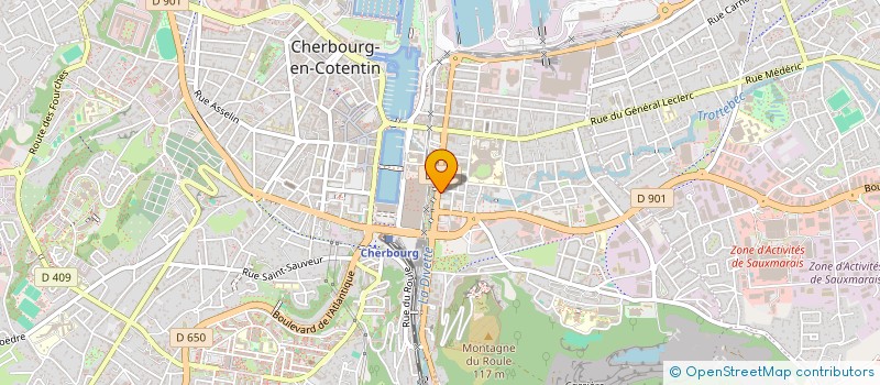 localisation de l'entreprise MADAME MARLENE FAUCHEUR  CHERBOURG-EN-COTENTIN