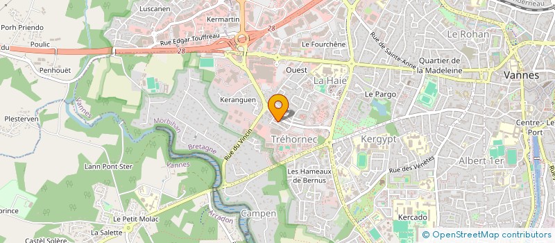 localisation de l'entreprise MADAME MARLENE FELLAH à VANNES