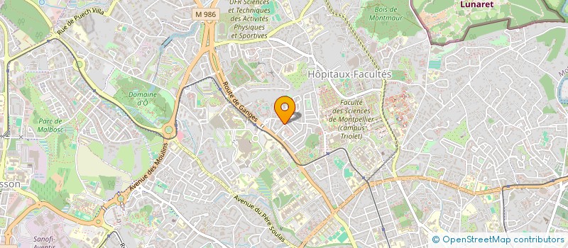 localisation de l'entreprise MADAME MARLENE FORAISON à MONTPELLIER