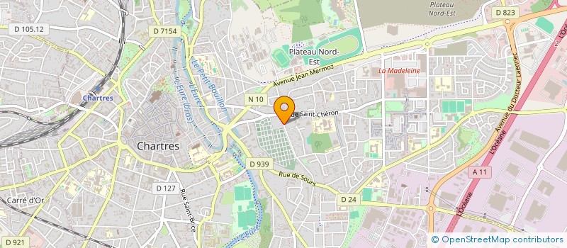localisation de l'entreprise MADAME MARLENE FRASER à CHARTRES