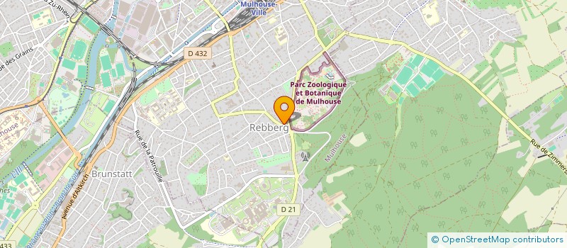 localisation de l'entreprise MADAME MARLENE FRITSCH  MULHOUSE