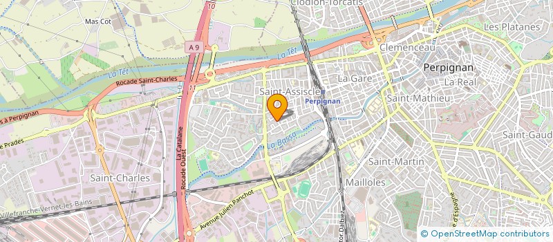 localisation de l'entreprise MADAME MARLENE GAUTHIER ROCHE  PERPIGNAN