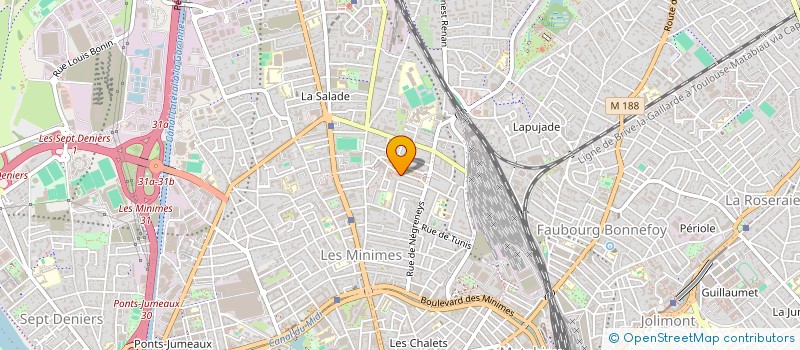 localisation de l'entreprise MADAME MARLENE GAUTIE  TOULOUSE