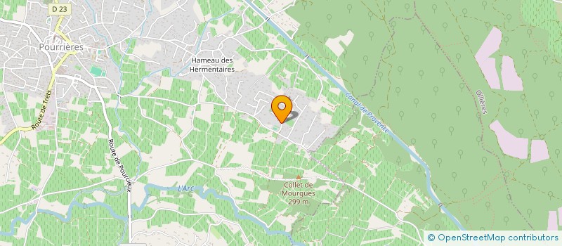 localisation de l'entreprise MADAME MARLENE GENTILI  POURRIERES