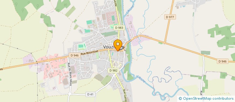 localisation de l'entreprise MADAME MARLENE GILBERT à VOUZIERS