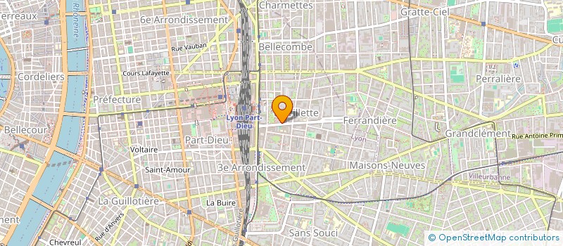 localisation de l'entreprise MADAME MARLENE GILLEZ  LYON