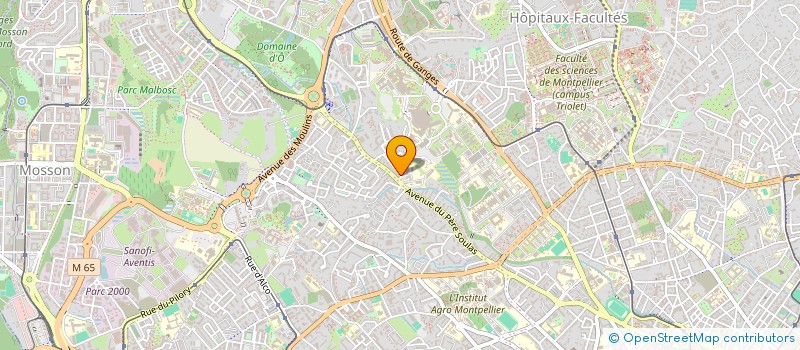 localisation de l'entreprise MADAME MARLENE GLEIZE à MONTPELLIER