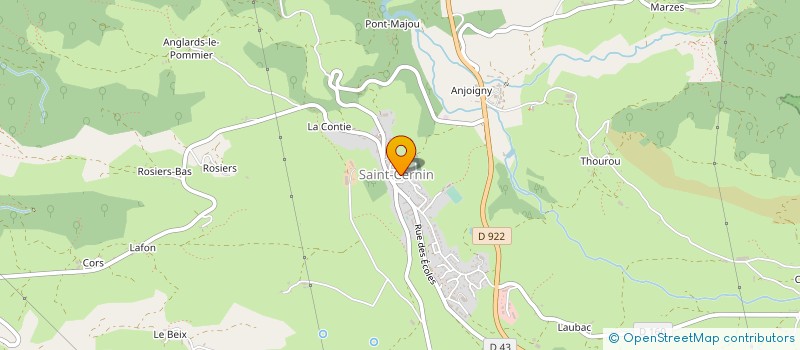 localisation de l'entreprise MADAME MARLENE GODARD à SAINT-CERNIN