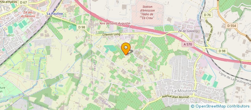 localisation de l'entreprise MADAME MARLENE GOIRAND  LA CRAU