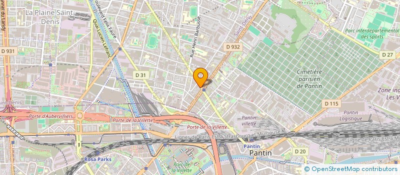 localisation de l'entreprise MADAME MARLENE GOLDSTEIN  AUBERVILLIERS