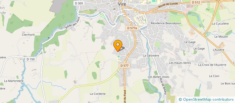 localisation de l'entreprise MADAME MARLENE GOSSELIN à VIRE-NORMANDIE