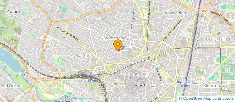 localisation de l'entreprise MADAME MARLENE GOSSMANN  DIJON