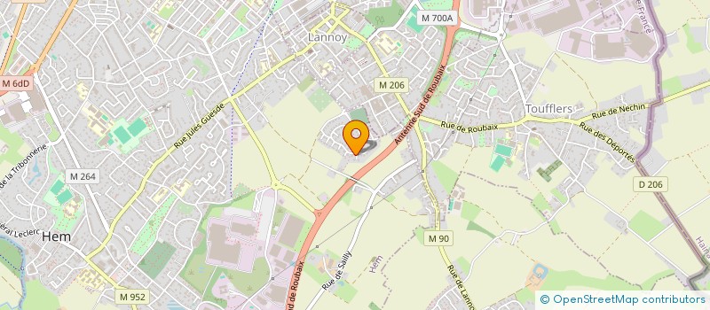 localisation de l'entreprise MADAME MARLENE GOULOIS  HEM