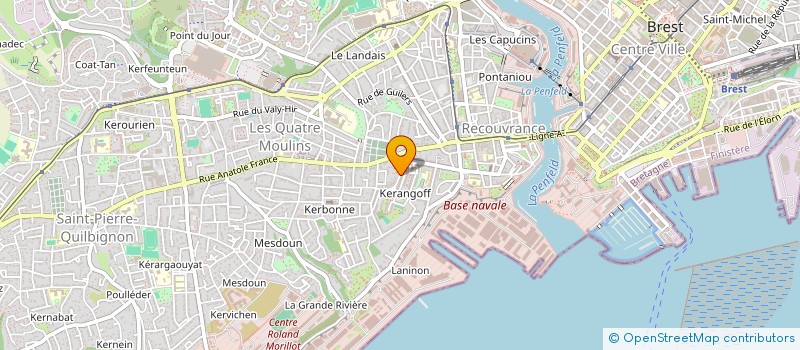 localisation de l'entreprise MADAME MARLENE GOURMELON à BREST