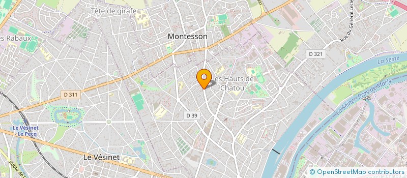 localisation de l'entreprise MADAME MARLENE GOUSSET à CHATOU