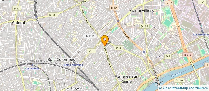 localisation de l'entreprise MADAME MARLENE GROULT  ASNIERES-SUR-SEINE