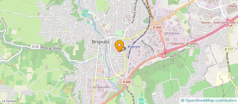 localisation de l'entreprise MADAME MARLENE GUICHERD  BRIGNAIS