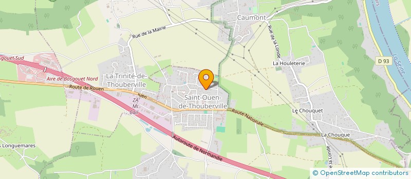 localisation de l'entreprise MADAME MARLENE HEBERT  SAINT-OUEN-DE-THOUBERVILLE