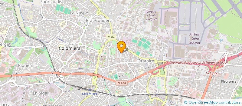 localisation de l'entreprise MADAME MARLENE HELENE MALFIN à COLOMIERS