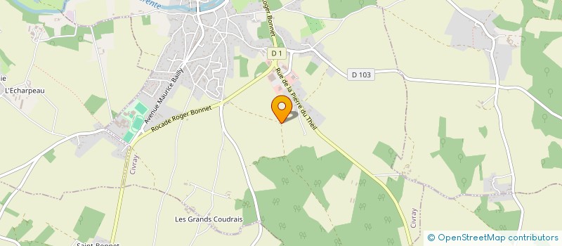 localisation de l'entreprise MADAME MARLENE HENRY  CIVRAY